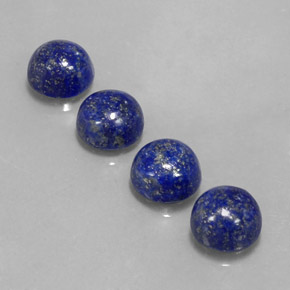  ct natürliche blauer Lapislazuli-Edelsteine, Rundschliff, Lichtundurchlässig