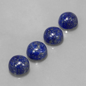  ct natürliche blauer Lapislazuli-Edelsteine, Rundschliff, Lichtundurchlässig