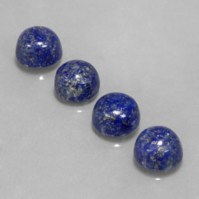  ct natürliche blauer Lapislazuli-Edelsteine, Rundschliff, Lichtundurchlässig