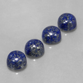  ct natürliche blauer Lapislazuli-Edelsteine, Rundschliff, Lichtundurchlässig