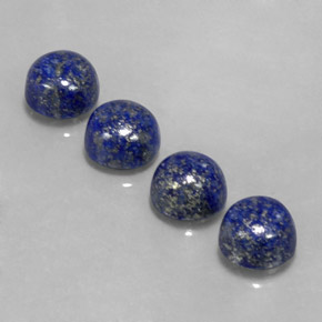  ct natürliche blauer Lapislazuli-Edelsteine, Rundschliff, Lichtundurchlässig