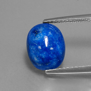 3,62 ctw natürlicher blauer Lapislazuli, Oval Schliff, Lichtundurchlässig