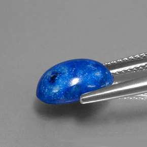 3,62 ctw natürlicher blauer Lapislazuli, Oval Schliff, Lichtundurchlässig