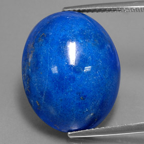29,54 ctw natürlicher blauer Lapislazuli, Oval Schliff, Lichtundurchlässig