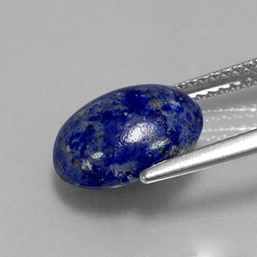 3,49 ctw natürlicher blauer Lapislazuli, Oval Schliff, Lichtundurchlässig
