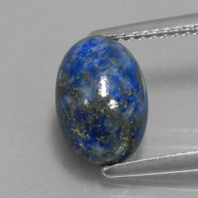 3,52 ctw natürlicher blauer Lapislazuli, Oval Schliff, Lichtundurchlässig