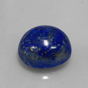 6,36 ctw natürlicher blauer Lapislazuli, Oval Schliff, Lichtundurchlässig