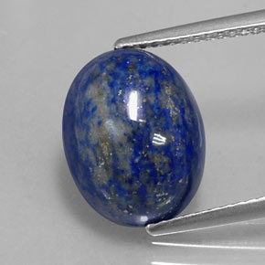 6,40 ctw natürlicher blauer Lapislazuli, Oval Schliff, Lichtundurchlässig