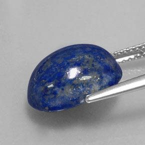 6,40 ctw natürlicher blauer Lapislazuli, Oval Schliff, Lichtundurchlässig