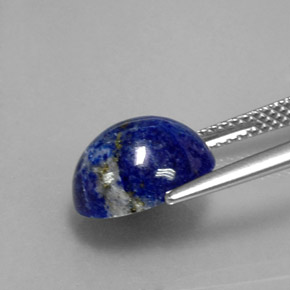 4,35 ctw natürlicher blauer Lapislazuli, Oval Schliff, Lichtundurchlässig