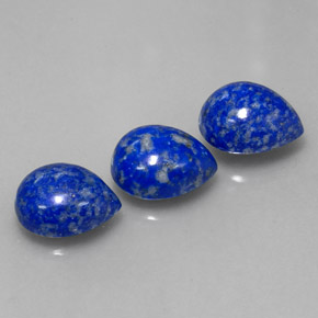  ct natürliche blauer Lapislazuli-Edelsteine, Birnenform, Lichtundurchlässig