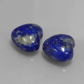  ct natürliche blauer Lapislazuli-Edelsteine, Herzform, Lichtundurchlässig