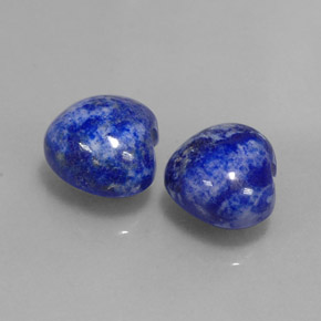  ct natürliche blauer Lapislazuli-Edelsteine, Herzform, Lichtundurchlässig