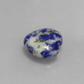 3,29 ctw natürlicher blauer Lapislazuli, Herzform, Lichtundurchlässig
