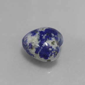 4,69 ctw natürlicher blauer Lapislazuli, Herzform, Lichtundurchlässig
