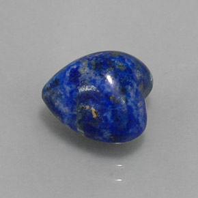 4,63 ctw natürlicher blauer Lapislazuli, Herzform, Lichtundurchlässig