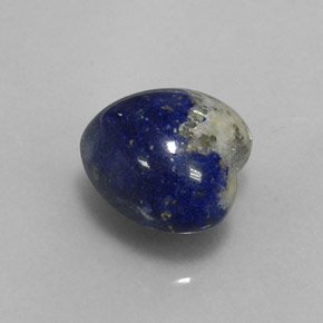 4,64 ctw natürlicher blauer Lapislazuli, Herzform, Lichtundurchlässig