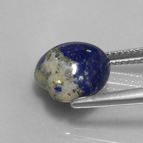 4,64 ctw natürlicher blauer Lapislazuli, Herzform, Lichtundurchlässig