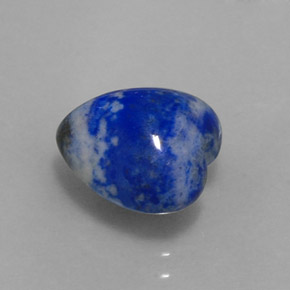 4,39 ctw natürlicher blauer Lapislazuli, Herzform, Lichtundurchlässig