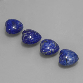  ct natürliche blauer Lapislazuli-Edelsteine, Herzform, Lichtundurchlässig