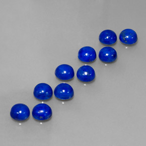  ct natürliche blauer Lapislazuli-Edelsteine, Rundschliff, Lichtundurchlässig