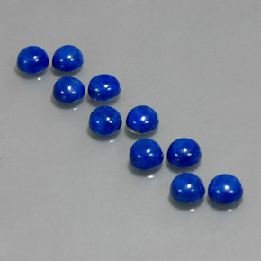  ct natürliche blauer Lapislazuli-Edelsteine, Rundschliff, Lichtundurchlässig