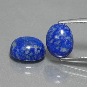  ct natürliche blauer Lapislazuli-Edelsteine, Oval Schliff, Lichtundurchlässig
