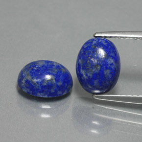  ct natürliche blauer Lapislazuli-Edelsteine, Oval Schliff, Lichtundurchlässig