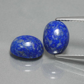  ct natürliche blauer Lapislazuli-Edelsteine, Oval Schliff, Lichtundurchlässig