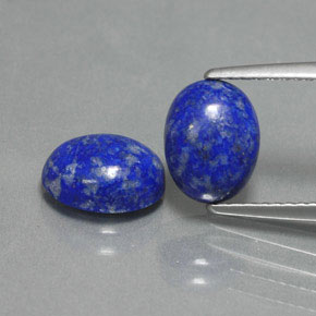  ct natürliche blauer Lapislazuli-Edelsteine, Oval Schliff, Lichtundurchlässig