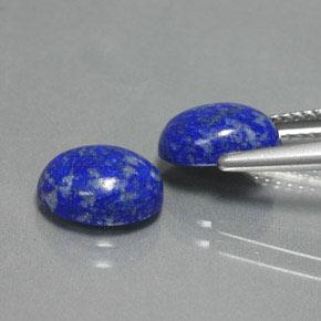  ct natürliche blauer Lapislazuli-Edelsteine, Oval Schliff, Lichtundurchlässig