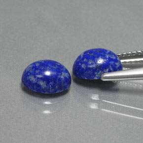  ct natürliche blauer Lapislazuli-Edelsteine, Oval Schliff, Lichtundurchlässig