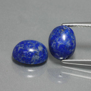  ct natürliche blauer Lapislazuli-Edelsteine, Oval Schliff, Lichtundurchlässig