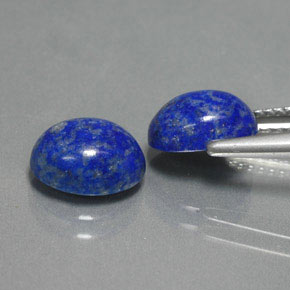  ct natürliche blauer Lapislazuli-Edelsteine, Oval Schliff, Lichtundurchlässig