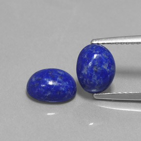  ct natürliche blauer Lapislazuli-Edelsteine, Oval Schliff, Lichtundurchlässig