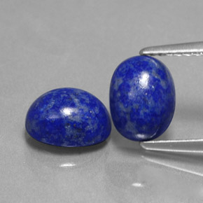  ct natürliche blauer Lapislazuli-Edelsteine, Oval Schliff, Lichtundurchlässig