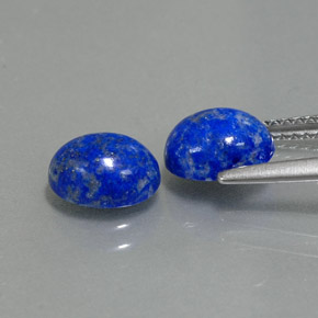 ct natürliche blauer Lapislazuli-Edelsteine, Oval Schliff, Lichtundurchlässig
