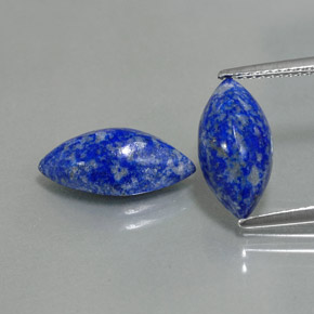  ct natürliche blauer Lapislazuli-Edelsteine, Marquise, Lichtundurchlässig