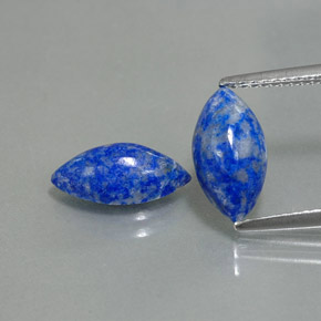  ct natürliche blauer Lapislazuli-Edelsteine, Marquise, Lichtundurchlässig