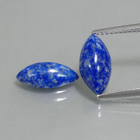  ct natürliche blauer Lapislazuli-Edelsteine, Marquise, Lichtundurchlässig