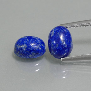  ct natürliche blauer Lapislazuli-Edelsteine, Oval Schliff, Lichtundurchlässig