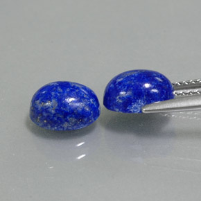  ct natürliche blauer Lapislazuli-Edelsteine, Oval Schliff, Lichtundurchlässig