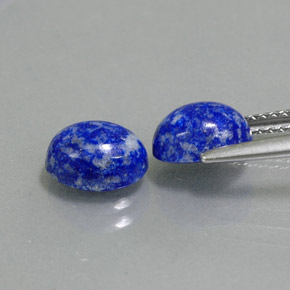  ct natürliche blauer Lapislazuli-Edelsteine, Oval Schliff, Lichtundurchlässig