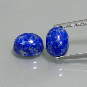  ct natürliche blauer Lapislazuli-Edelsteine, Oval Schliff, Lichtundurchlässig