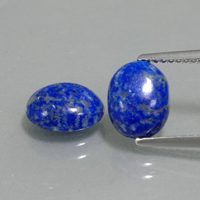  ct natürliche blauer Lapislazuli-Edelsteine, Oval Schliff, Lichtundurchlässig