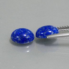  ct natürliche blauer Lapislazuli-Edelsteine, Oval Schliff, Lichtundurchlässig