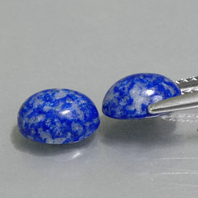 ct natürliche blauer Lapislazuli-Edelsteine, Oval Schliff, Lichtundurchlässig