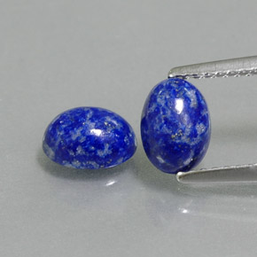  ct natürliche blauer Lapislazuli-Edelsteine, Oval Schliff, Lichtundurchlässig