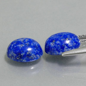  ct natürliche blauer Lapislazuli-Edelsteine, Oval Schliff, Lichtundurchlässig