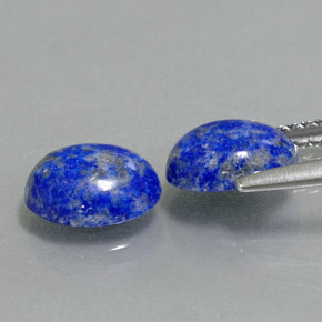  ct natürliche blauer Lapislazuli-Edelsteine, Oval Schliff, Lichtundurchlässig